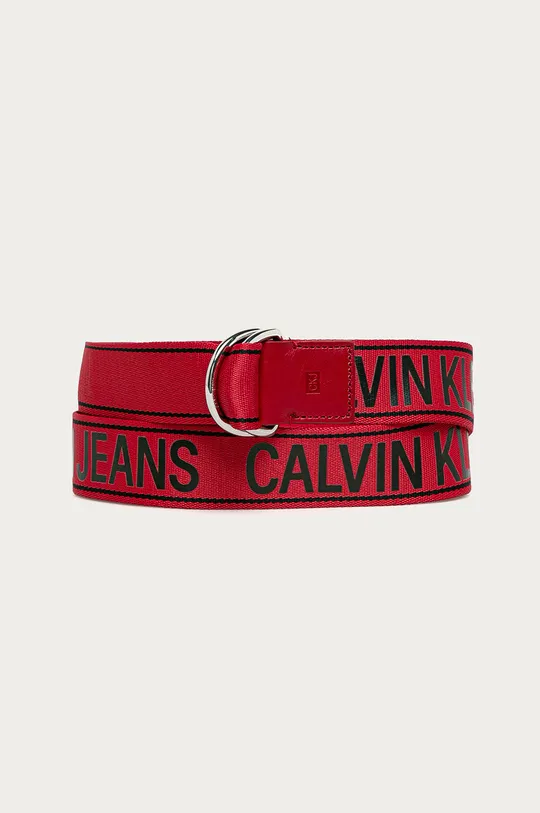 czerwony Calvin Klein Jeans - Pasek K50K506423 Męski