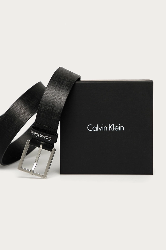 Calvin Klein - Kožený opasok  100% Prírodná koža