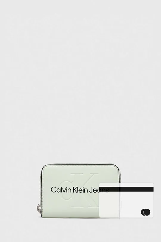 zielony Calvin Klein Jeans portfel