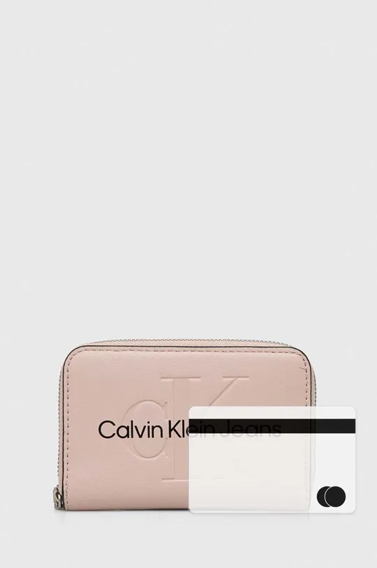 rózsaszín Calvin Klein Jeans pénztárca