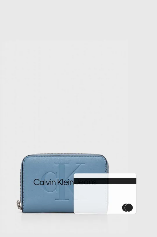 niebieski Calvin Klein Jeans portfel