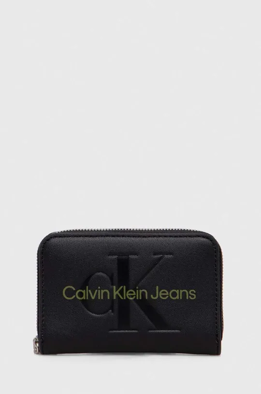 czarny Calvin Klein Jeans portfel Damski