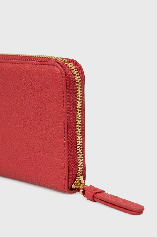 Emporio Armani Kožená peňaženka červená
