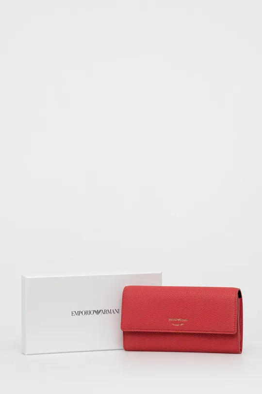 červená Emporio Armani Kožená peňaženka