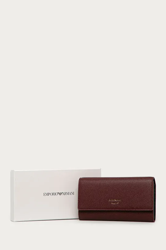 fialová Emporio Armani - Kožená peňaženka