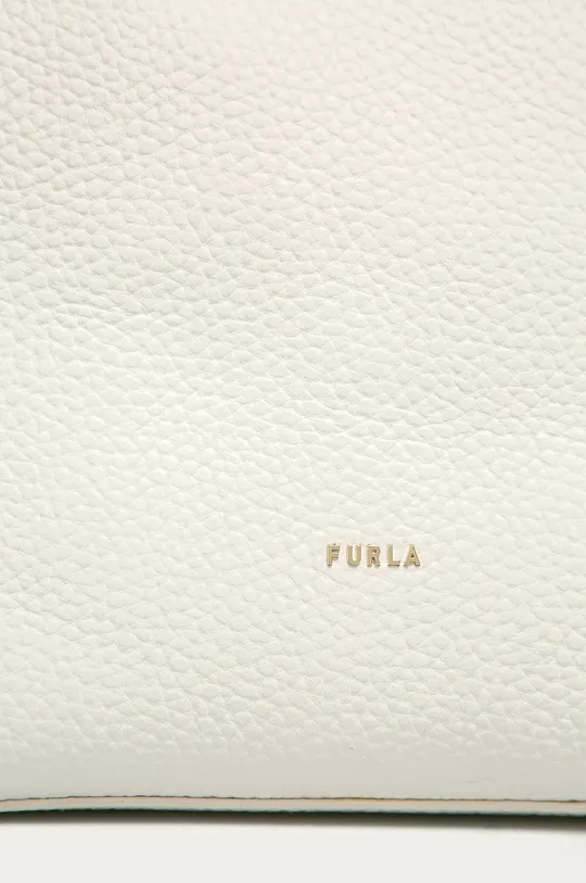 Furla - Kožená kabelka Ballerina biela