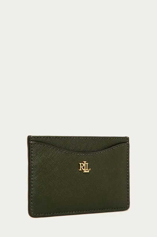 Lauren Ralph Lauren - Kožená peňaženka zelená