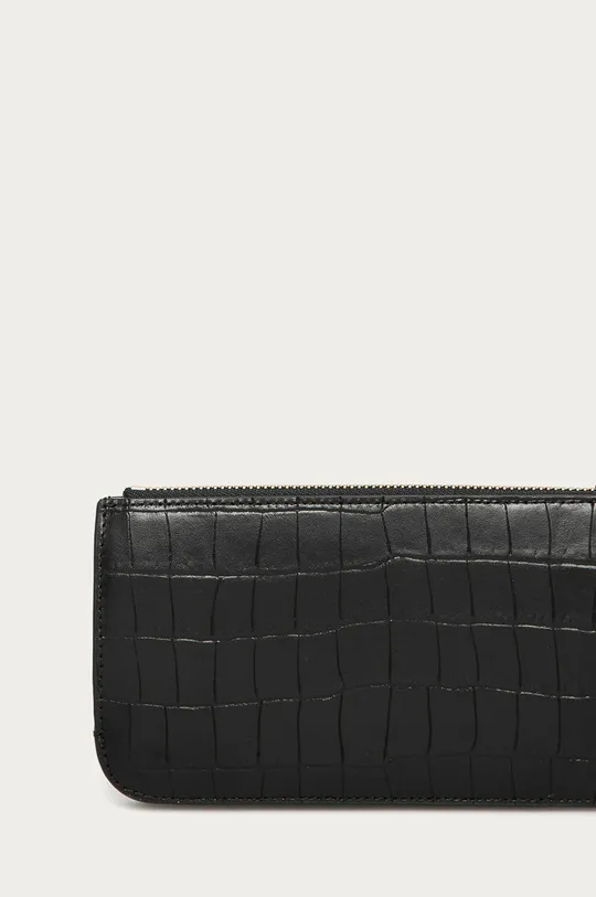 čierna AllSaints - Kožená peňaženka James