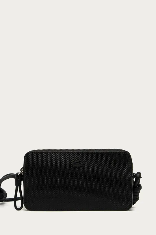 čierna Lacoste - Kožená peňaženka Dámsky