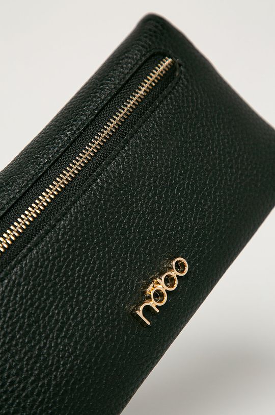 Nobo - Kožená peňaženka čierna