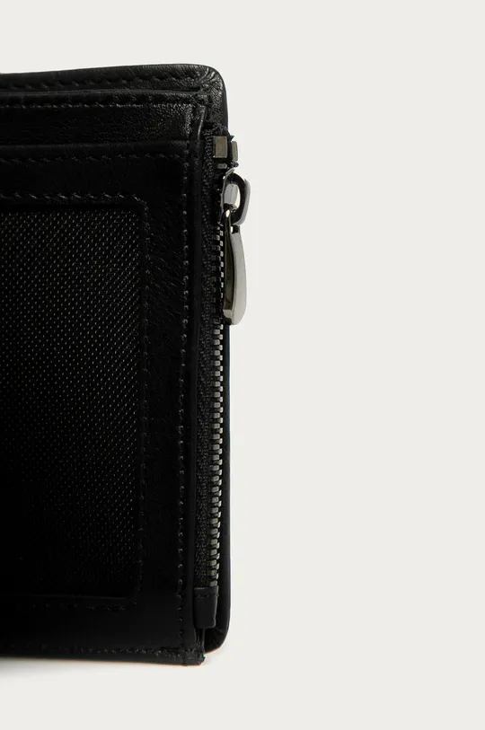 Guess Jeans - Kožená peňaženka čierna