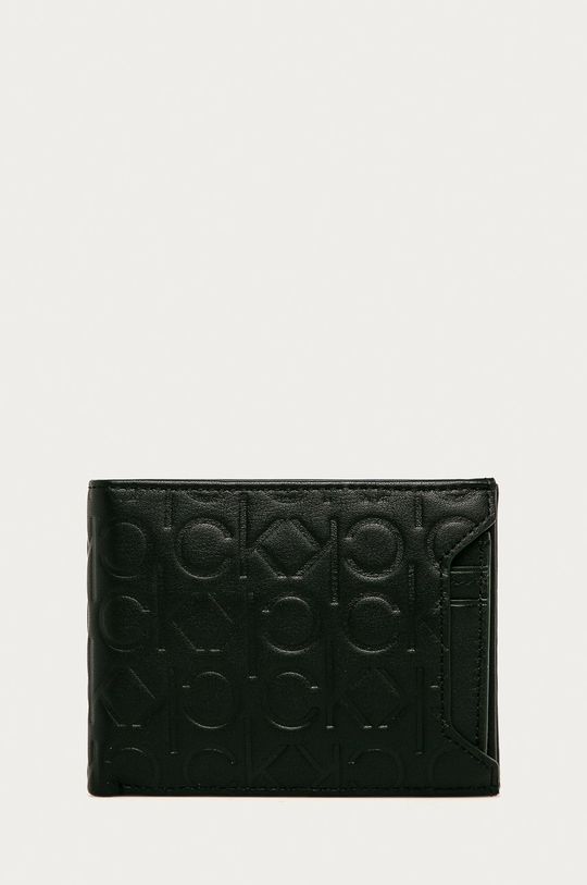 čierna Calvin Klein - Kožená peňaženka Pánsky