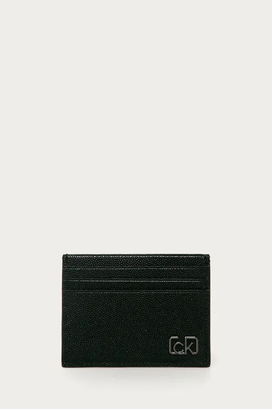 czarny Calvin Klein - Portfel skórzany Męski