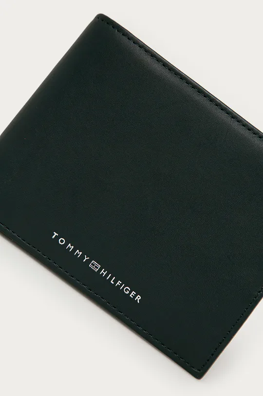 Tommy Hilfiger - Шкіряний гаманець темно-синій