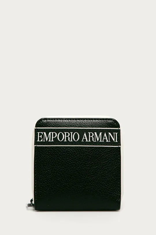 чорний Emporio Armani - Шкіряний гаманець Чоловічий