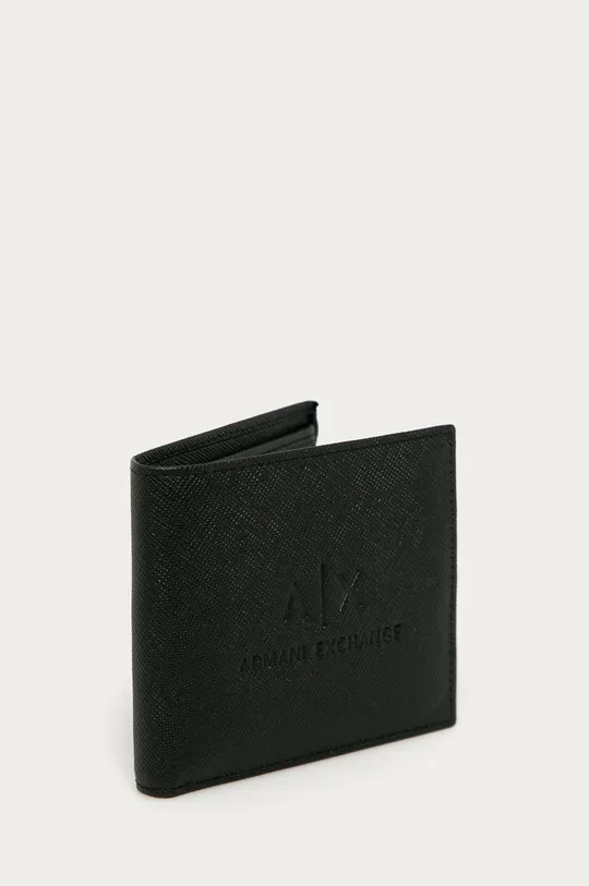 čierna Armani Exchange - Kožená peňaženka