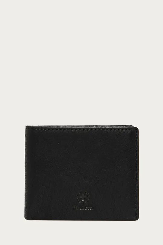 чорний Strellson - Шкіряний гаманець Чоловічий
