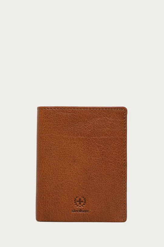 hnedá Strellson - Kožená peňaženka Pánsky