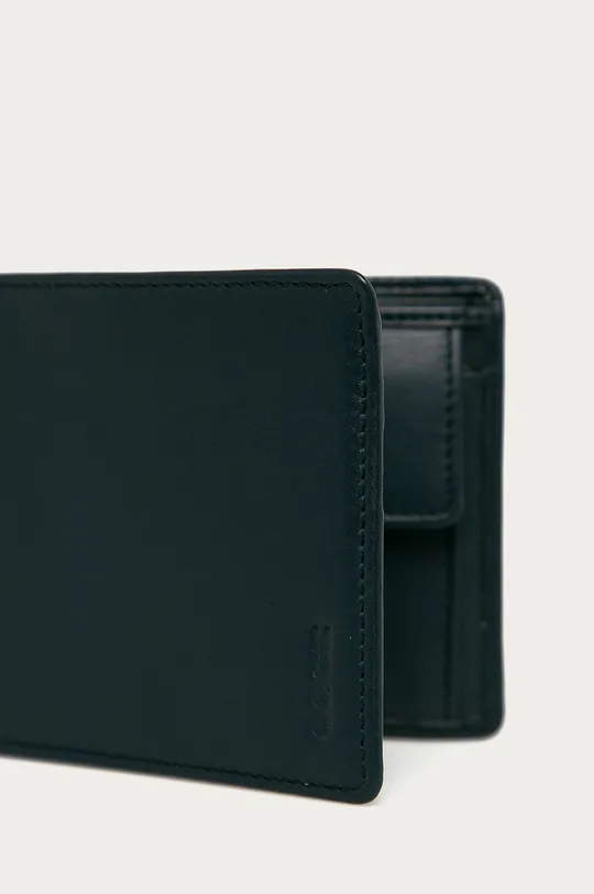 Hugo - Шкіряний гаманець темно-синій