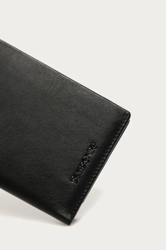 Samsonite - Шкіряний гаманець чорний