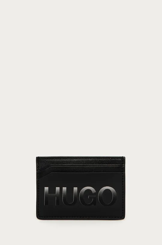 čierna Hugo - Kožená peňaženka Pánsky