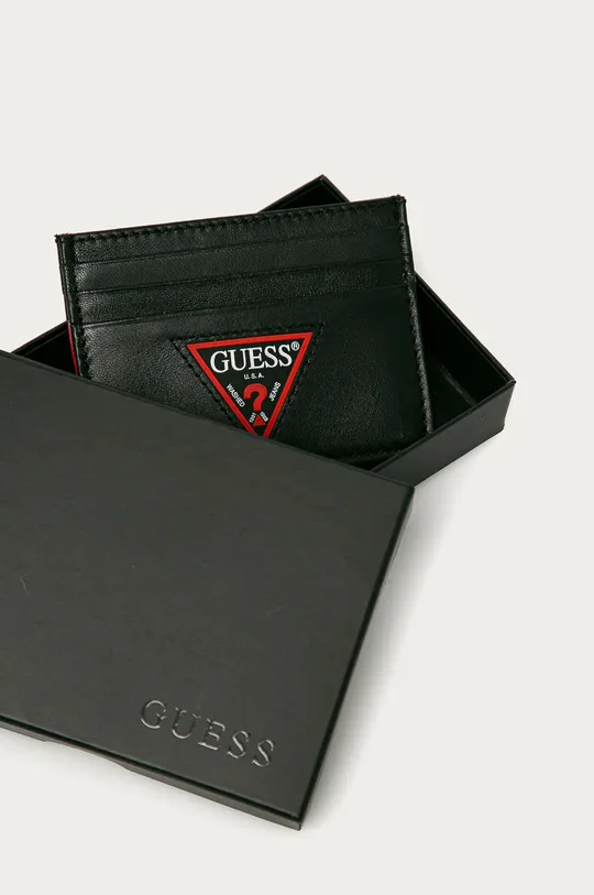 чорний Guess Jeans - Шкіряний гаманець