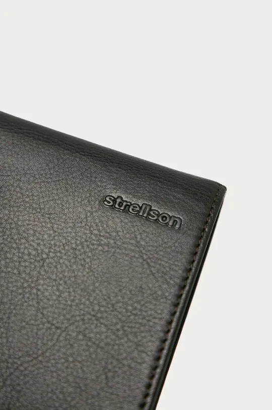 Strellson - Кожаный кошелек коричневый