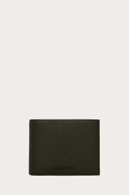 hnedá Calvin Klein - Kožená peňaženka Pánsky