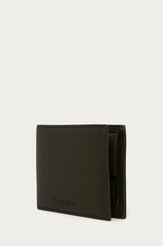 Calvin Klein - Kožená peňaženka hnedá