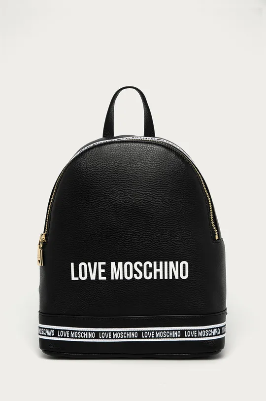 чорний Love Moschino - Шкіряний рюкзак Жіночий