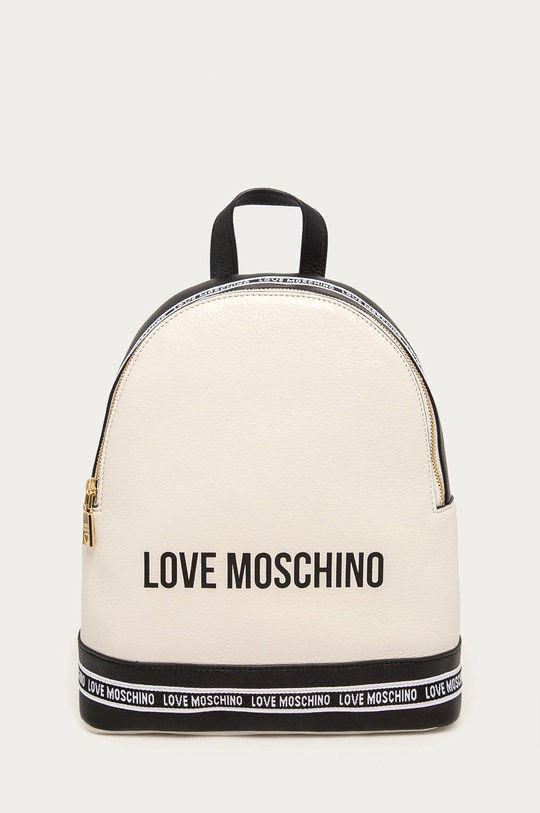 biela Love Moschino - Kožený ruksak Dámsky