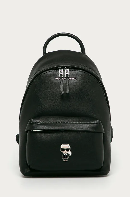 czarny Karl Lagerfeld - Plecak skórzany 205W3090 Damski