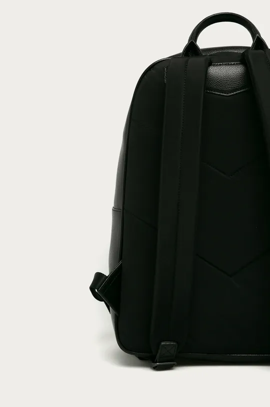 čierna Emporio Armani - Kožený ruksak
