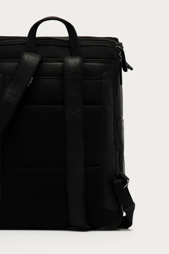 чёрный Strellson - Кожаный рюкзак