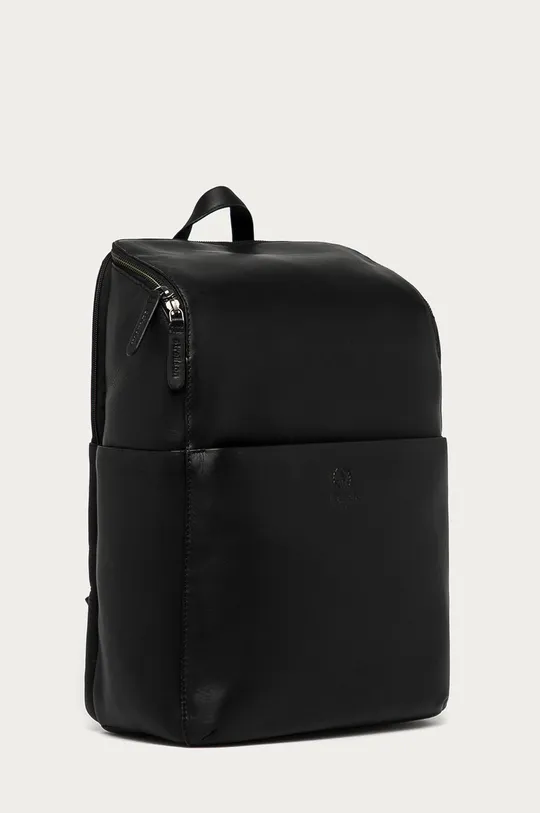 Strellson - Kožený ruksak čierna