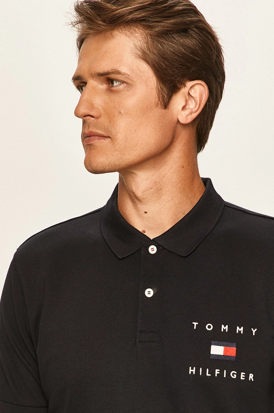 tmavomodrá Tommy Hilfiger - Polo tričko