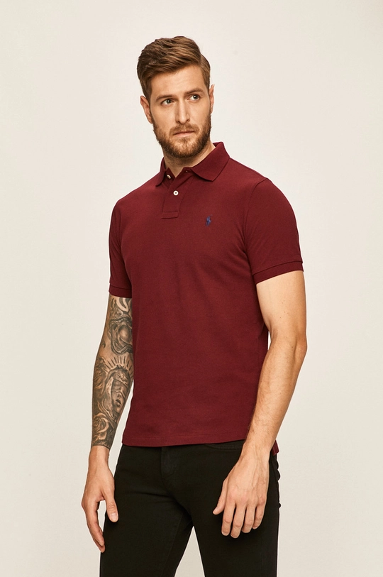 burgundské Polo Ralph Lauren - Polo tričko Pánsky