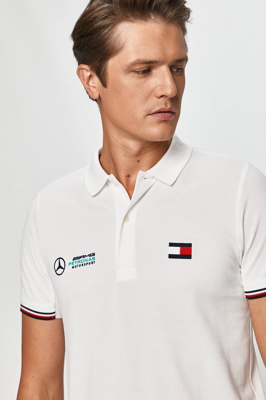 biela Tommy Hilfiger Tailored - Tričko x Mercedes