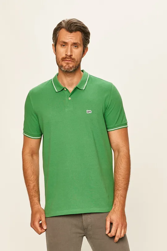 zelená Lee - Polo tričko Pánsky