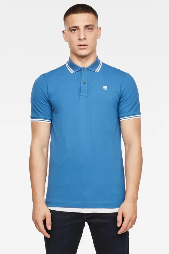 modrá G-Star Raw - Polo tričko Pánsky