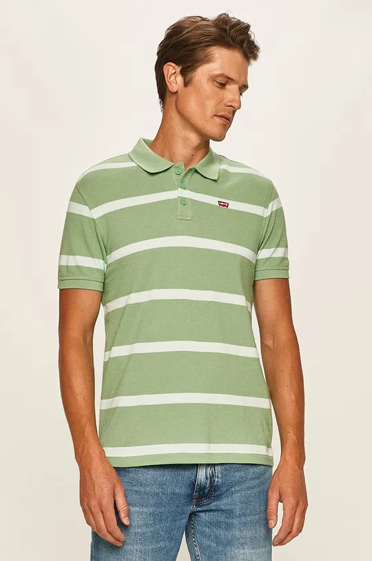 zelená Levi's - Polo tričko Pánsky