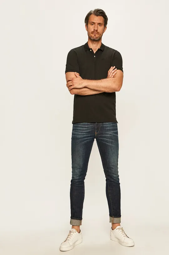 Pepe Jeans - Polo tričko Romero čierna