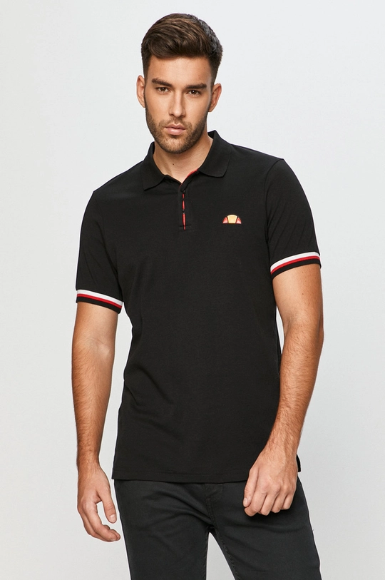 czarny Ellesse - Polo Męski