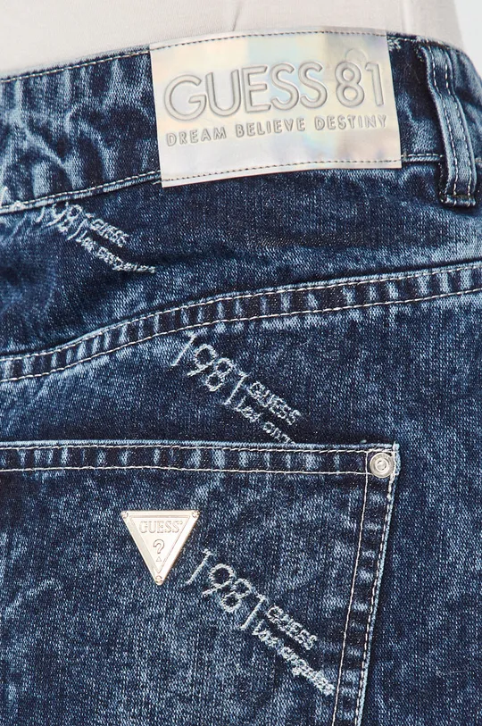 Guess Jeans - Rifľová sukňa Dámsky