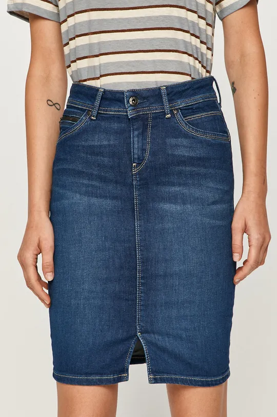 niebieski Pepe Jeans - Spódnica jeansowa Taylor Damski