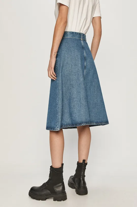 Pepe Jeans - Rifľová sukňa Annabelle  100% Bavlna