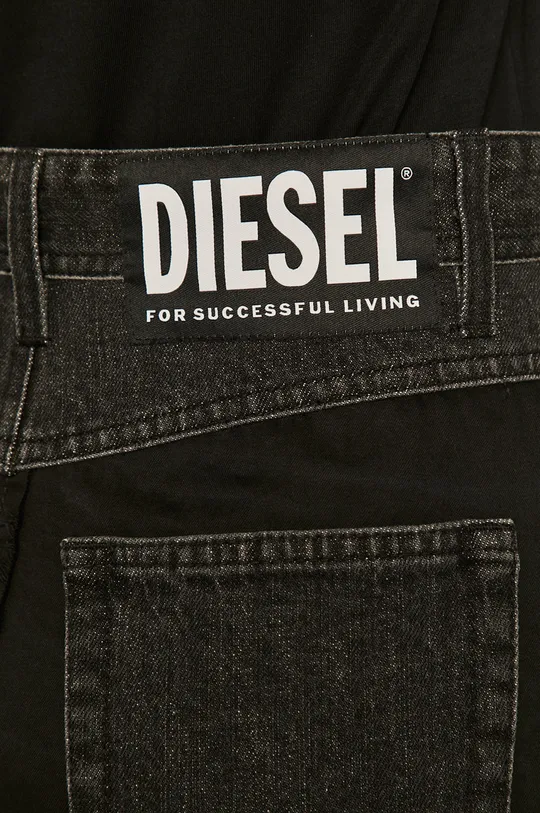 czarny Diesel - Spódnica jeansowa