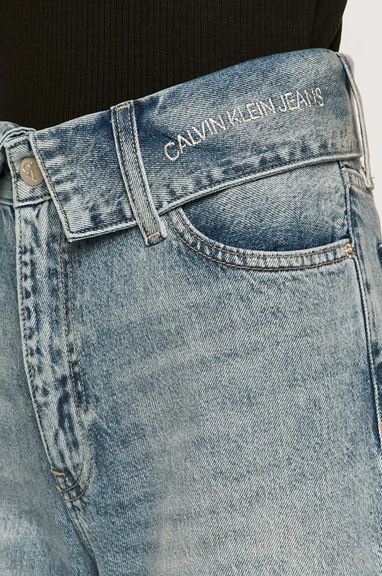 modrá Calvin Klein Jeans - Rifle Mom Jean