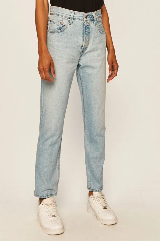 kék Levi's - Farmer 501 Crop Női