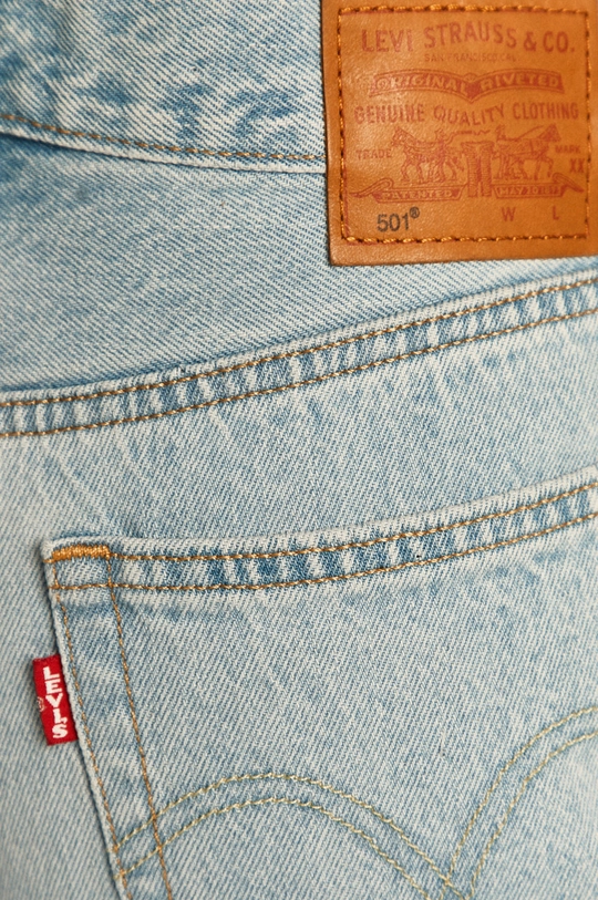 niebieski Levi's - Jeansy 501 Crop